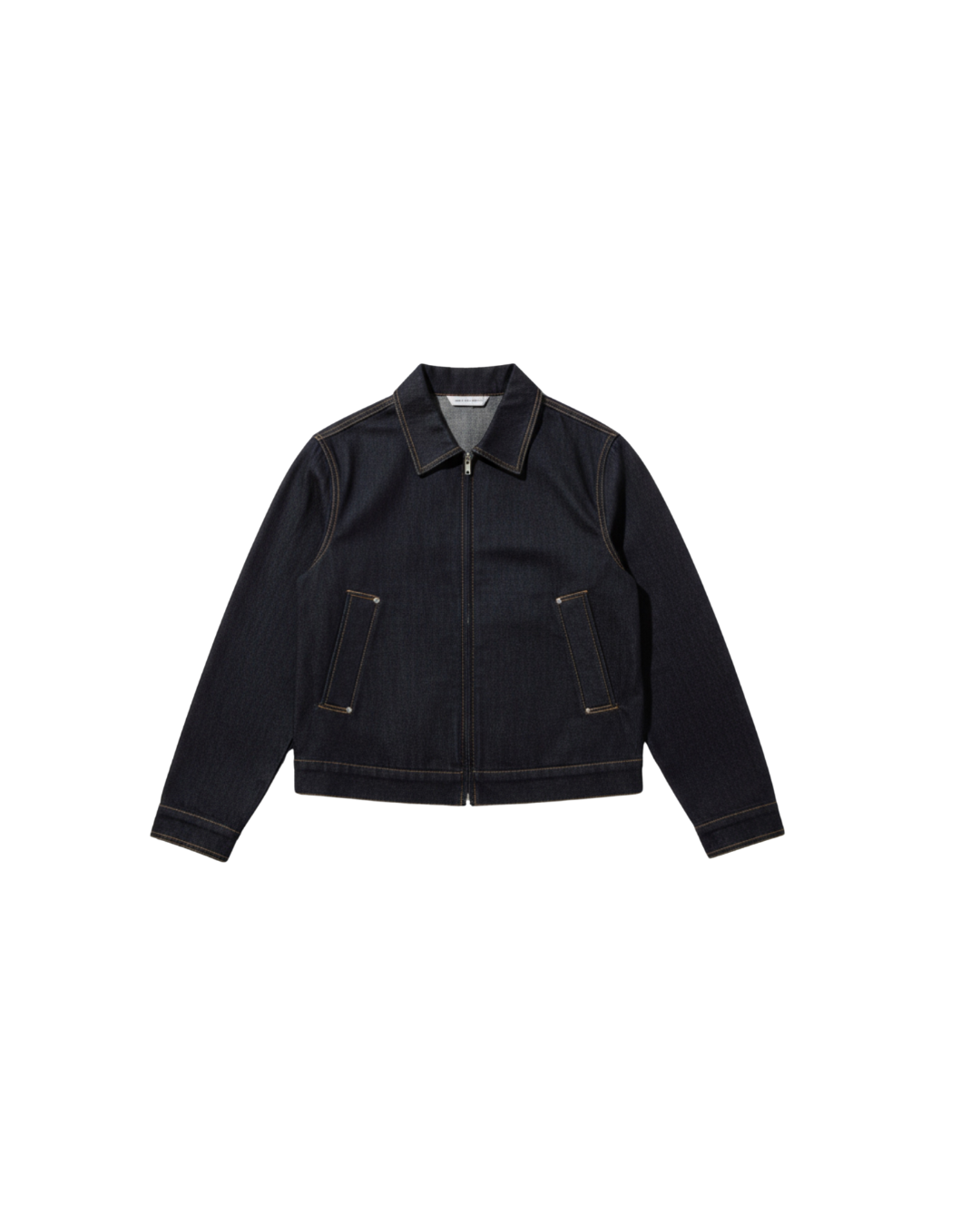 CROWN BOMBER RAW DENIM JACKET