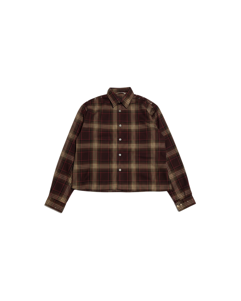 FLANELLA STAR SHIRT BORDEAUX