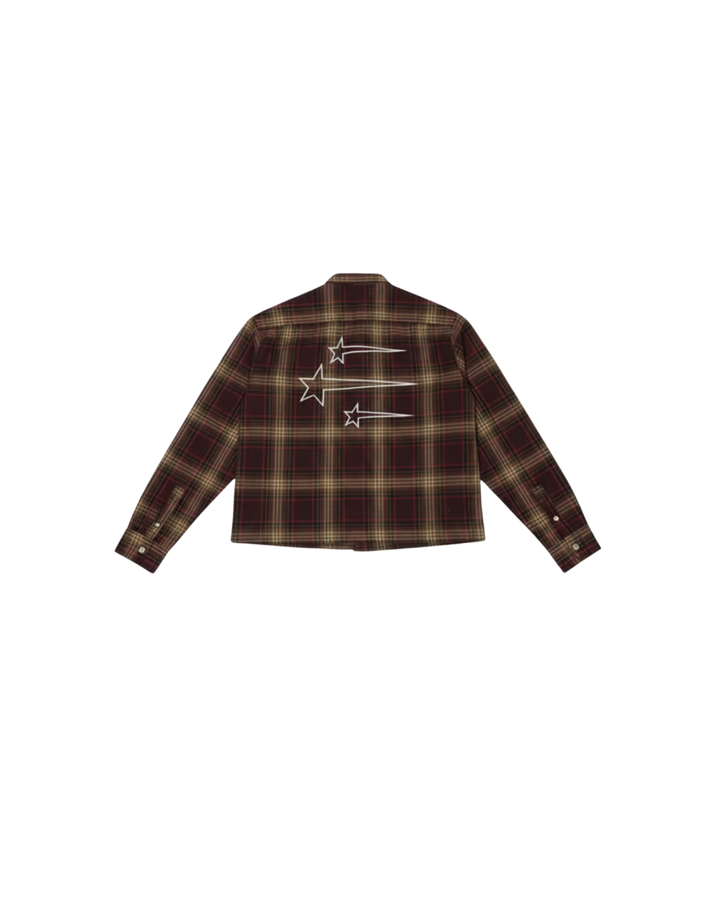 FLANELLA STAR SHIRT BORDEAUX